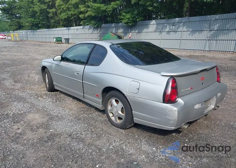 2001 Chevrolet Monte Carlo Ss from USA, damaged, VIN 2G1WX15K719187906